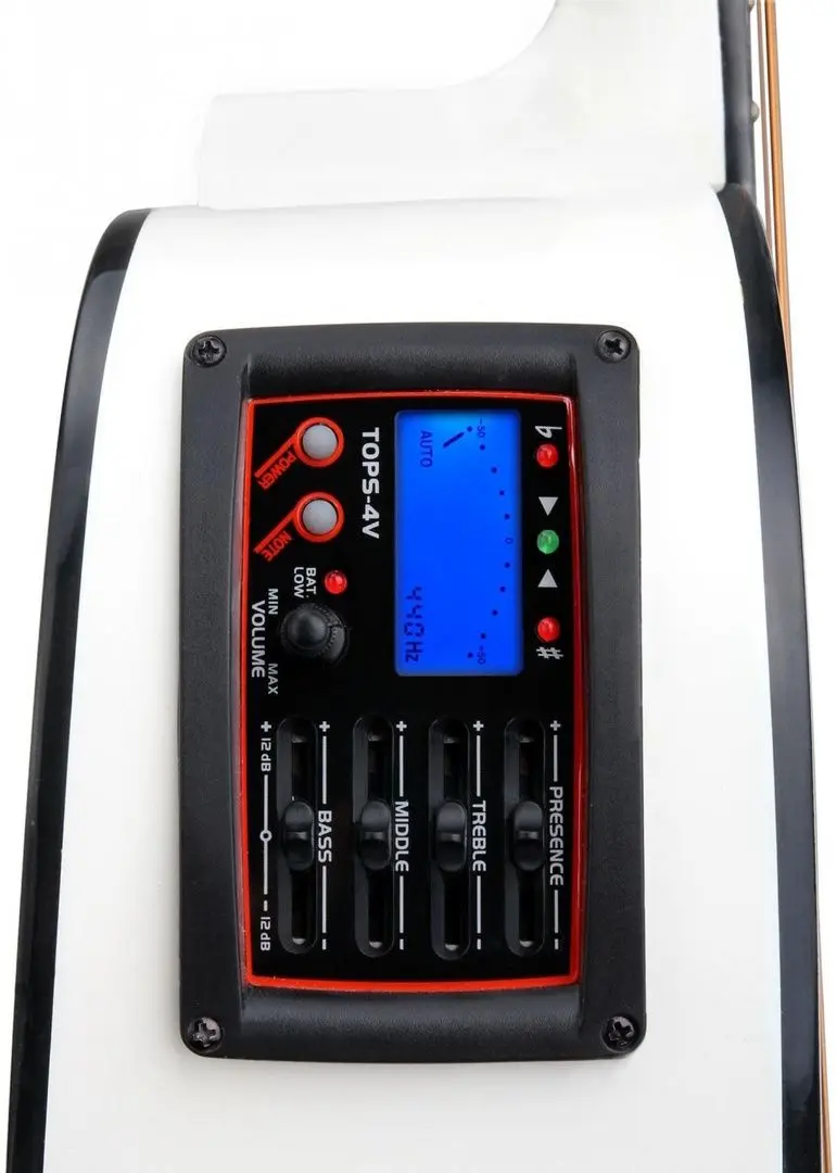 Set chitara Classic Cantabile WS-10-CE (White/Black)