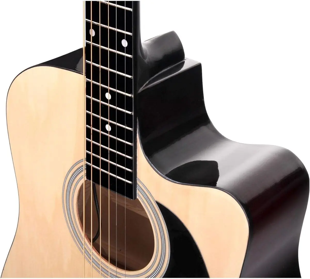 Set chitara Classic Cantabile WS-10NAT-CE (Natural/Black)