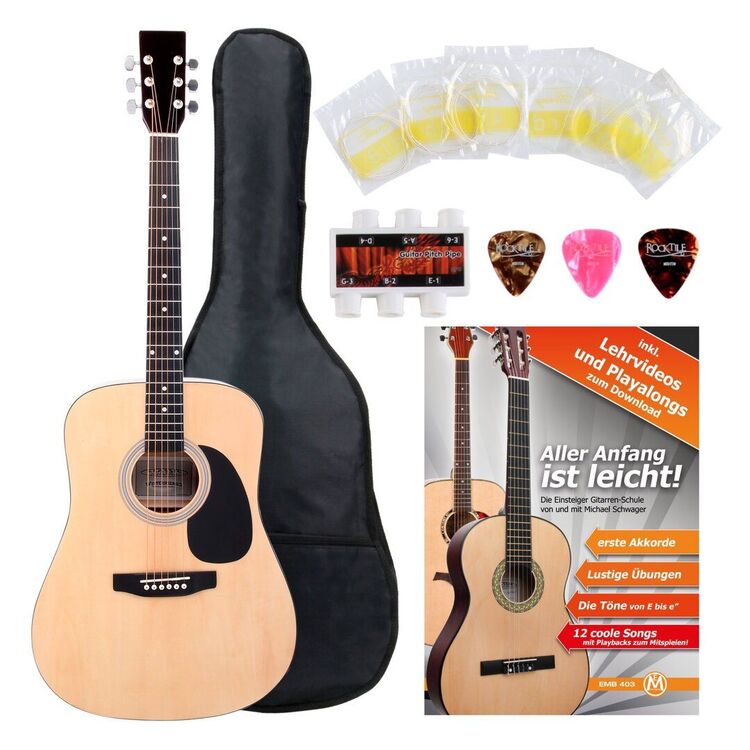 Set chitara Classic Cantabile WS-10NAT (Wood)