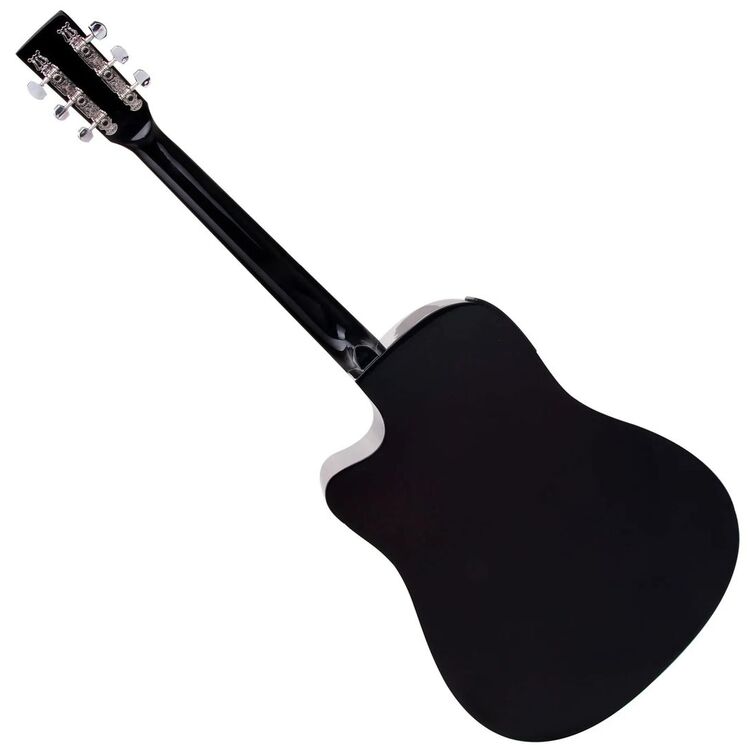 Classic Cantabile WS-10BK-CE Guitare Folk/de Western Noir Avec