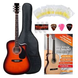 Set chitara Classic Cantabile WS-10SB-CE (Sunburst/Black)