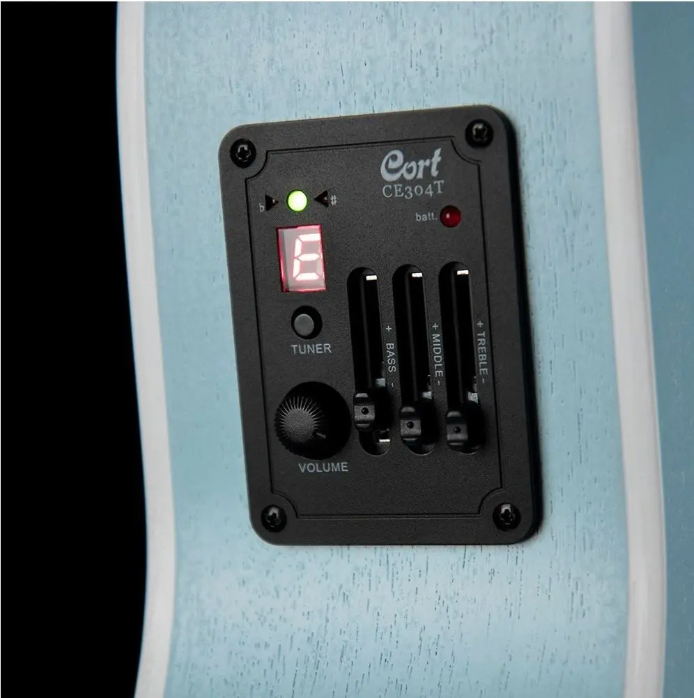 Гитара Cort Jade Classic (Sky Blue Open Pore)