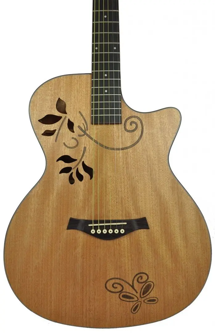 Chitara Flame MJG 302C-S (Wood)