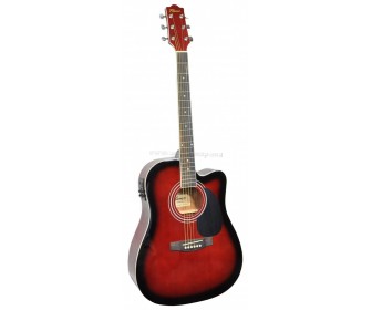 Гитара Flame Pro DG 200 CE WRS (Red Burst)