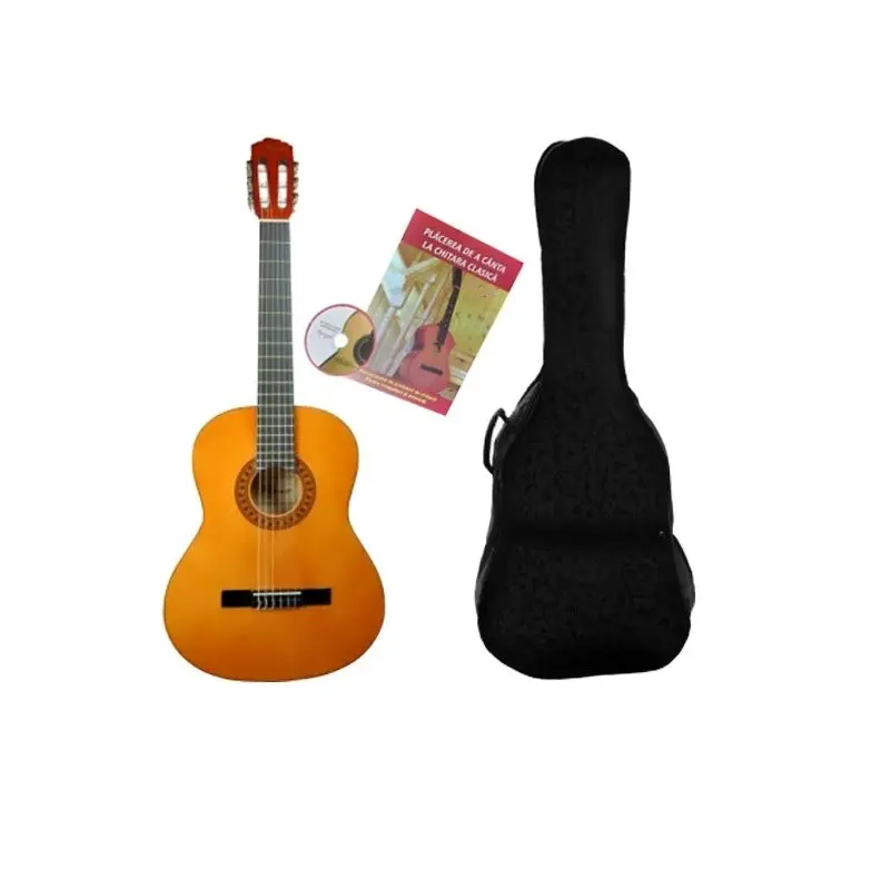 Set chitara Flame CG 100 N 4/4 (Wood/Black)