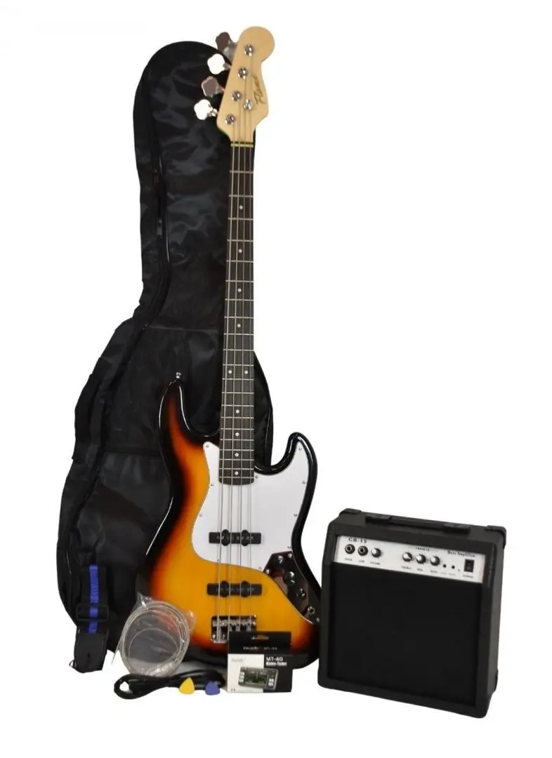 Set chitara Flame JB100-1 (Sunburst/Black)