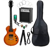 Set chitara McGrey Rockit LP (Orange Burst)