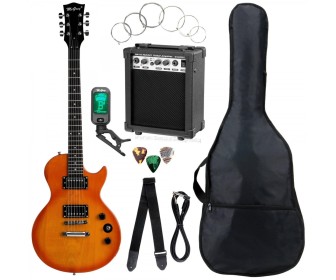 Set chitara McGrey Rockit LP (Orange Burst)