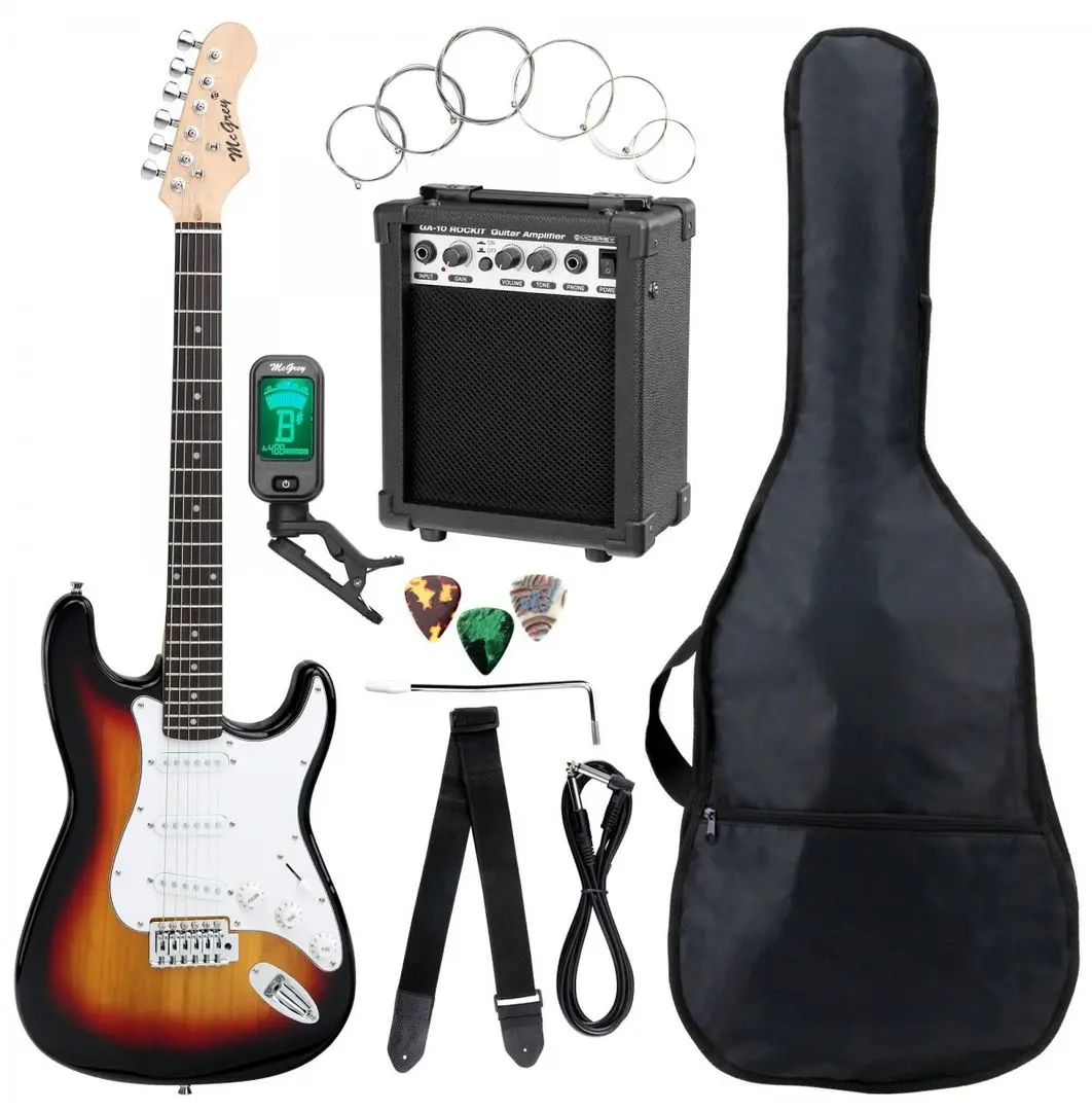 Set chitara McGrey Rockit ST (Sunburst)