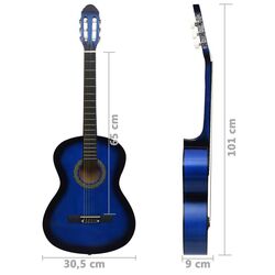 Chitara VidaXL 3055599 4/4 (Blue) Thumb