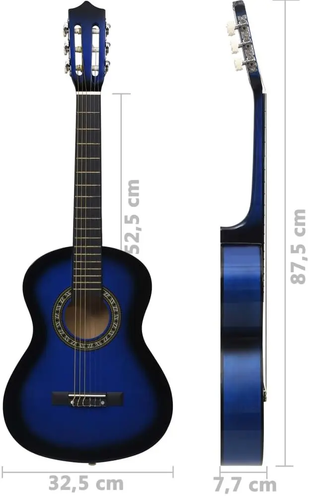 Chitara VidaXL 3055603 1/2 (Blue)