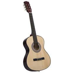 Chitara VidaXL 3055887 3/4 (Natural) Thumb
