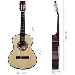 Chitara VidaXL 70106 4/4 (Natural) Thumb