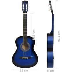 Chitara VidaXL 70116 3/4 (Blue) Thumb