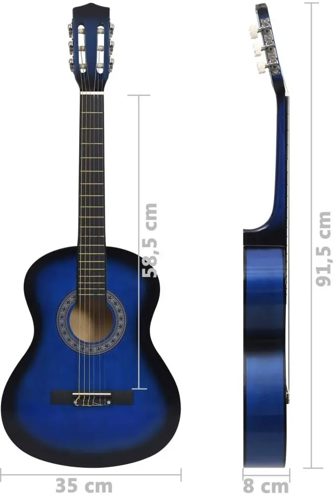 Chitara VidaXL 70116 3/4 (Blue)