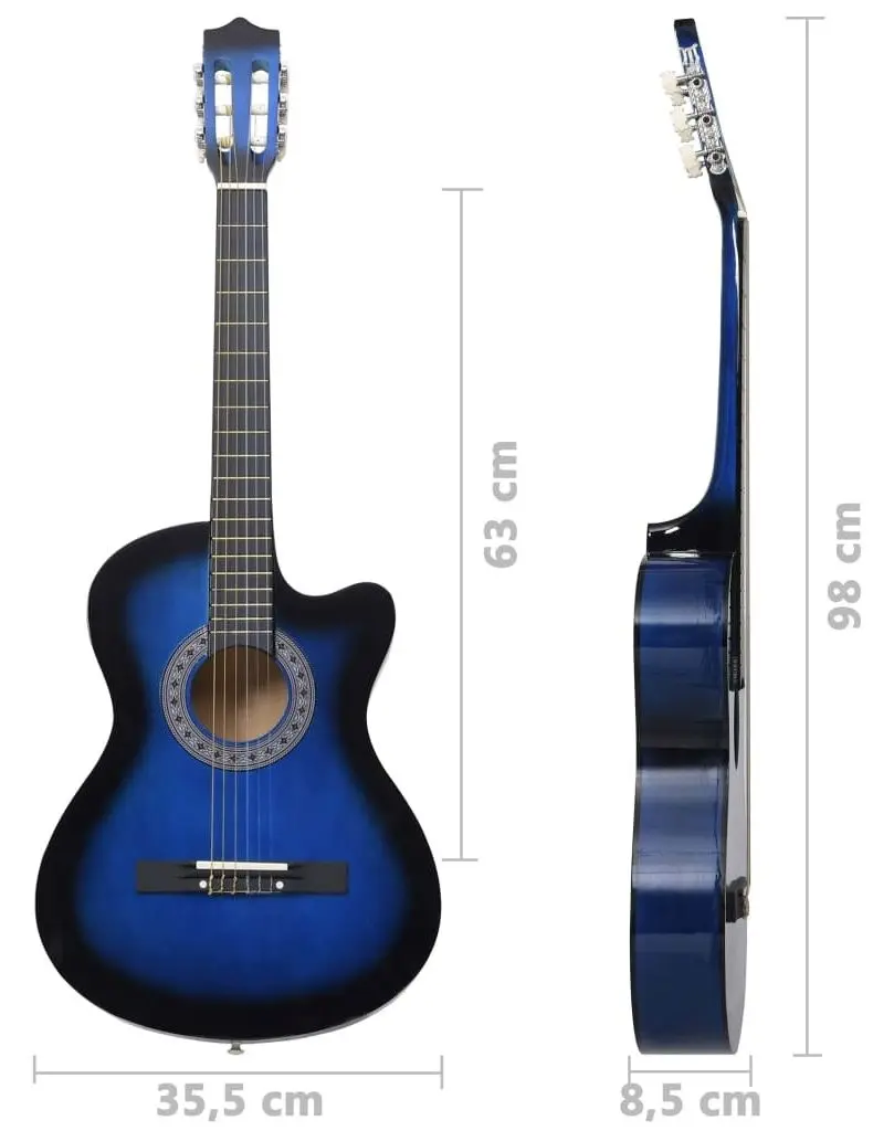 Chitara VidaXL 70135 Set (Blue)