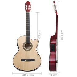 Chitara VidaXL 70137 Set (Natural) Thumb