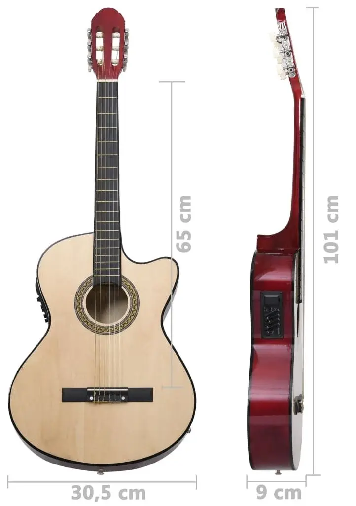 Chitara VidaXL 70137 Set (Natural)