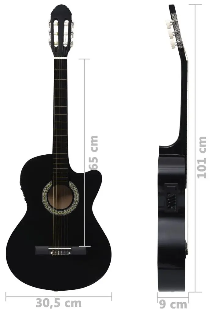 Chitara VidaXL 70138 (Black) - 7