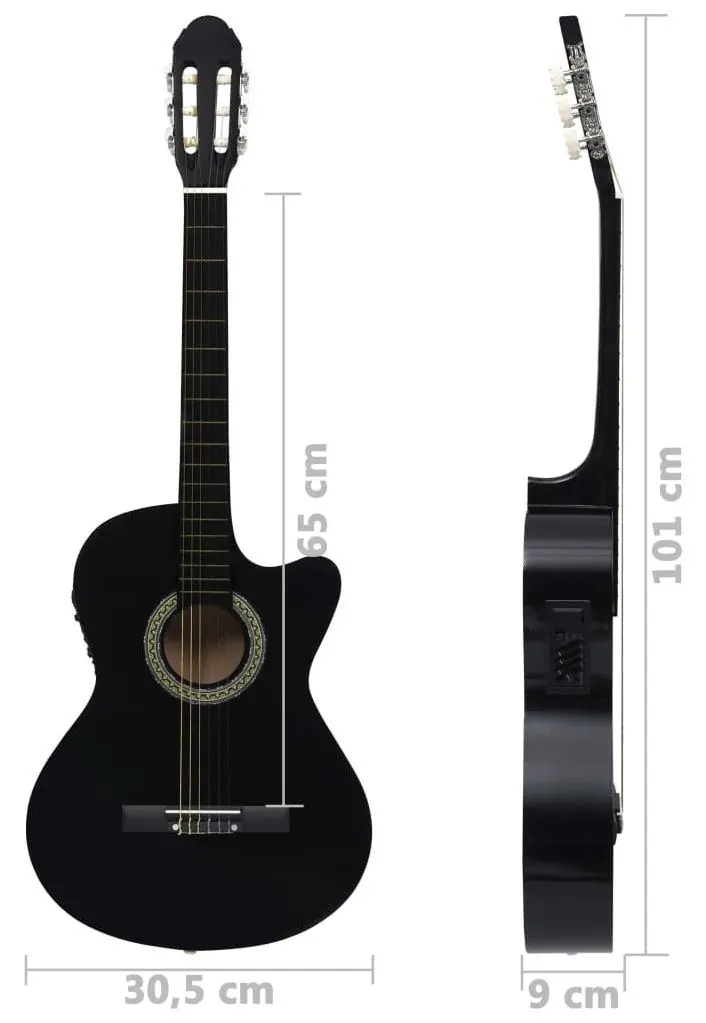 Гитара VidaXL 70139 Set (Black)