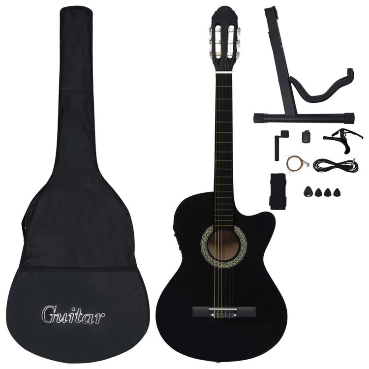 Chitara VidaXL 70139 Set (Black)