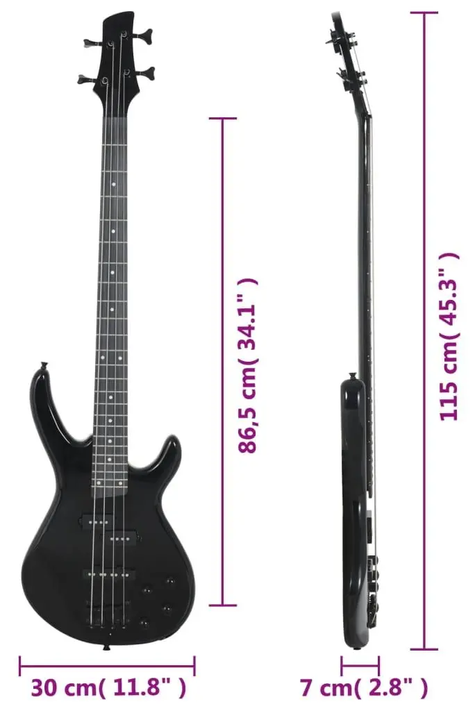 Гитара VidaXL 70181 (Black)