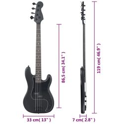 Гитара VidaXL 70185 (Black) Thumb