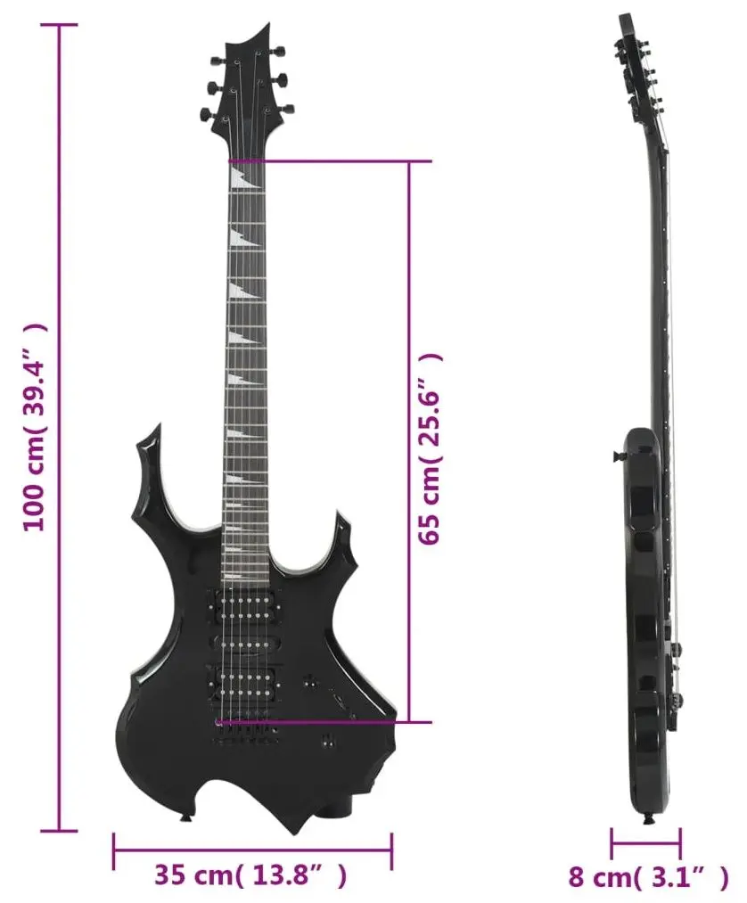 Гитара VidaXL 70187 (Black)