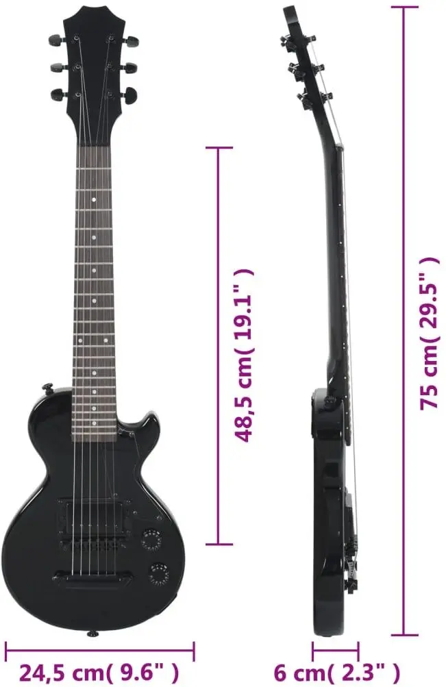 Chitara VidaXL 70196 3/4 (Black)