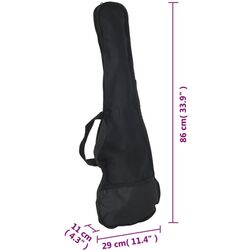 Chitara VidaXL 70196 3/4 (Black) Thumb