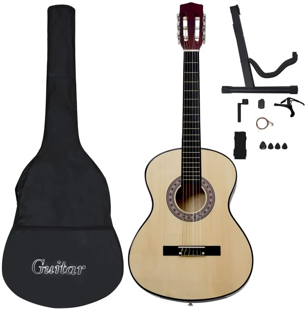 Set chitara VidaXL 70107 4/4 (Natural)