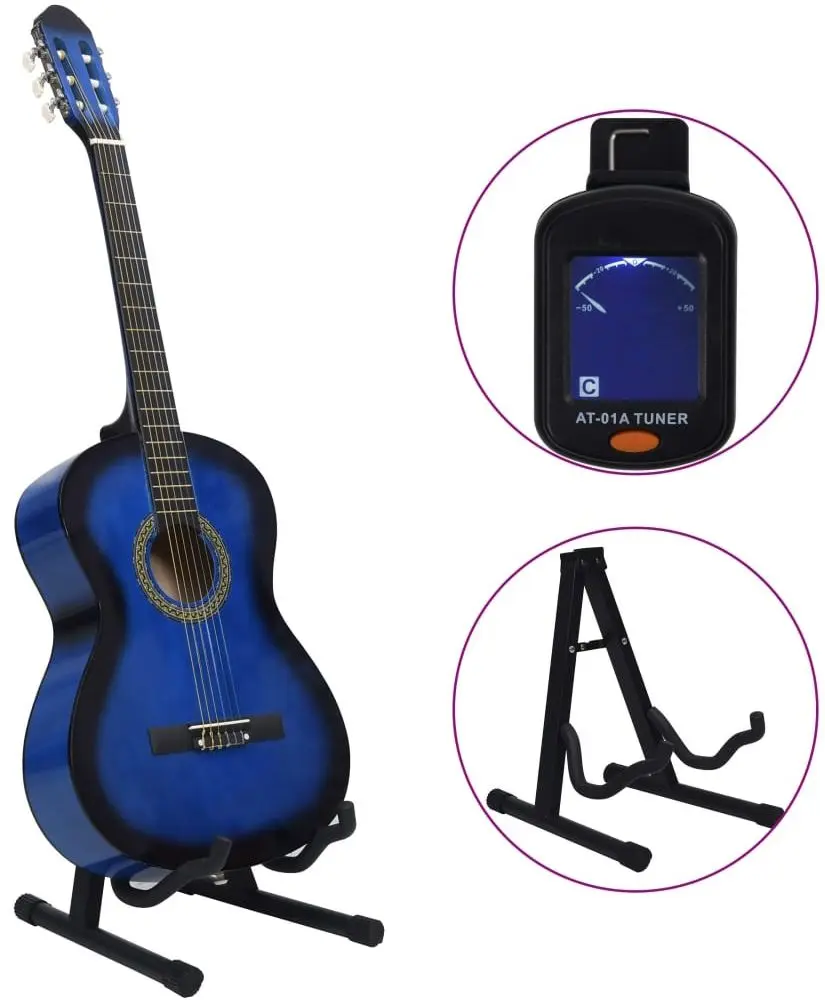 Set chitara VidaXL 70109 4/4 (Blue)