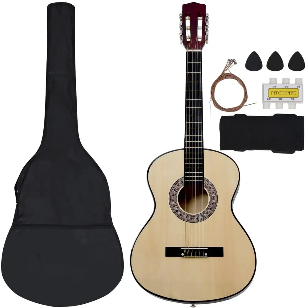 Set chitara VidaXL 70115 3/4 (Natural)