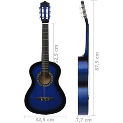 Set chitara VidaXL 70125 1/2 (Blue) Thumb