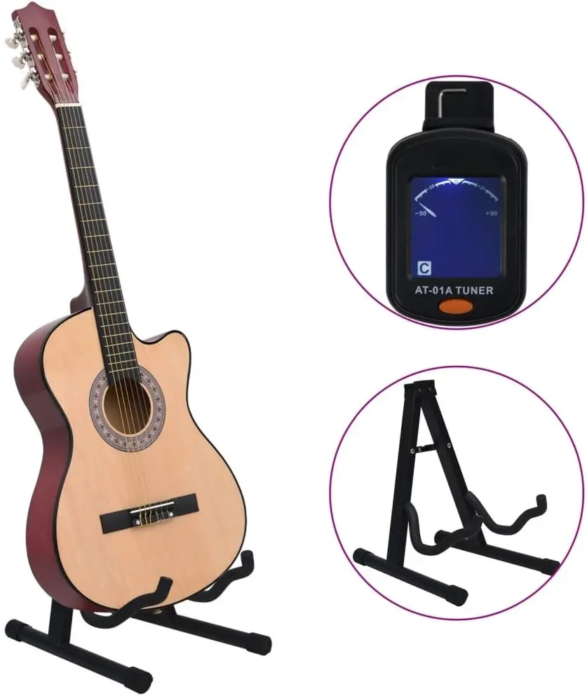 Set chitara VidaXL 70131 (Natural)