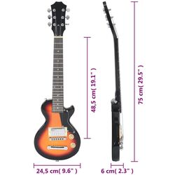Set chitara VidaXL 70197 3/4 (Brown/Black) Thumb