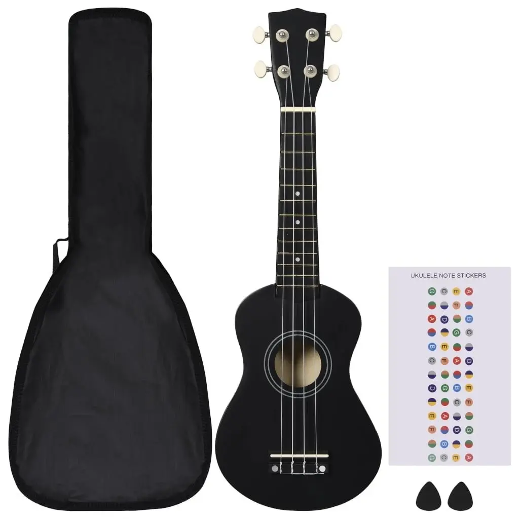 Ukulele VidaXL 70147 (Black)