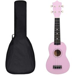 Ukulele VidaXL 70148 Set (Pink) Thumb