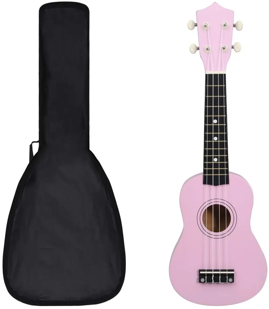 Ukulele VidaXL 70148 Set (Pink)