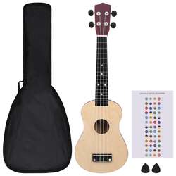 Ukulele VidaXL 70151 Set (Natural)
