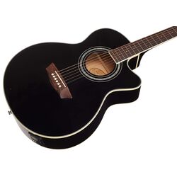 Гитара Washburn EA12 B-A-U (Black) Thumb