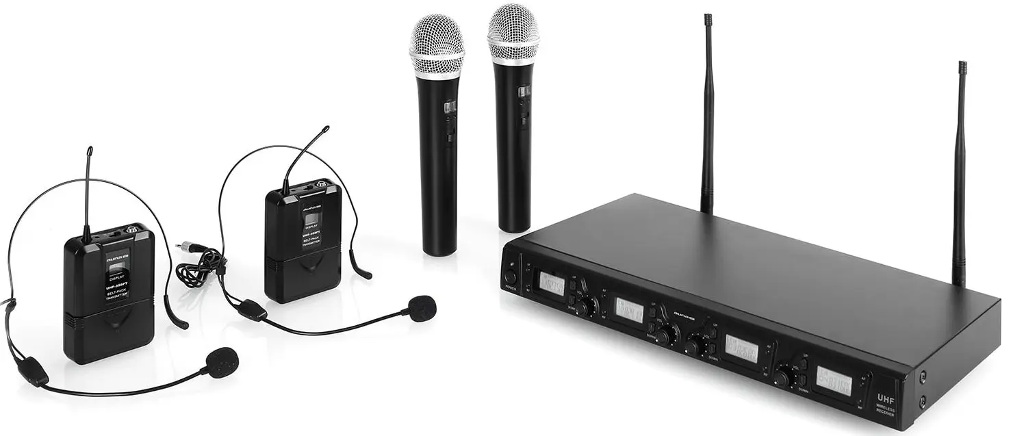 Sistem radio Auna Pro UHF-550 Quartett3 (Black)