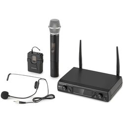 Sistem radio Auna Pro UHF200C-2B (Black) Thumb