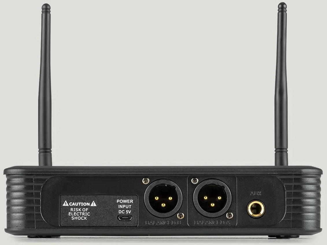 Sistem radio Auna Pro UHF200F-2B 10034472 (Black)