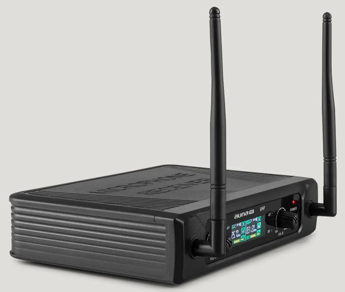 Sistem radio Auna Pro UHF200F-HB (Black)