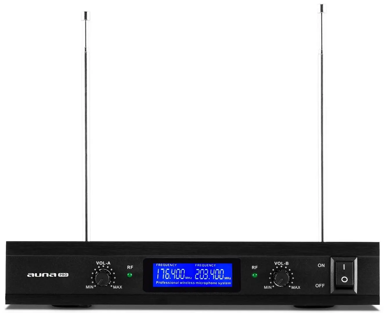 Sistem radio Auna Pro VHF-400 Duo2 (Black)