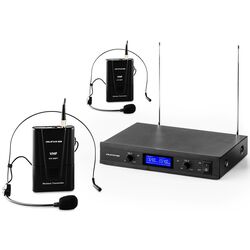 Sistem radio Auna Pro VHF-400 Duo2 (Black)