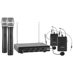 Sistem radio Auna VHF-4-H-HS (Black)