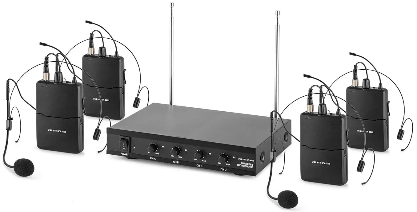 Sistem radio Auna VHF-4-HS (Black)