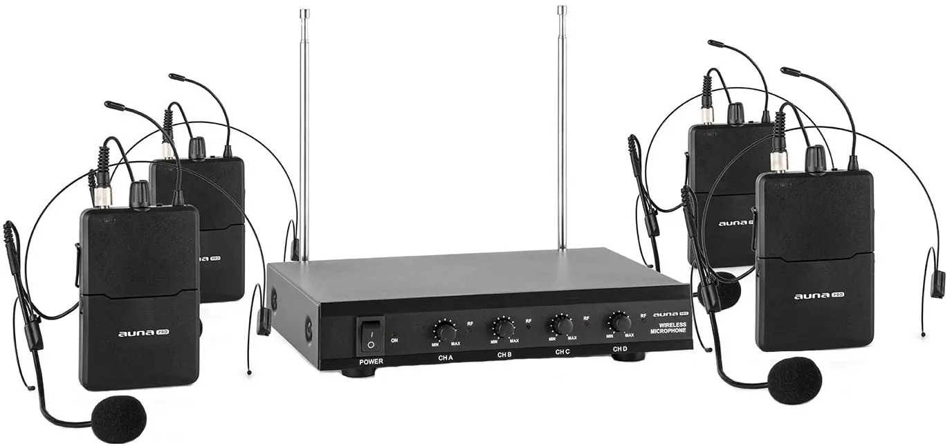 Sistem radio Auna VHF-4-HS (Black)